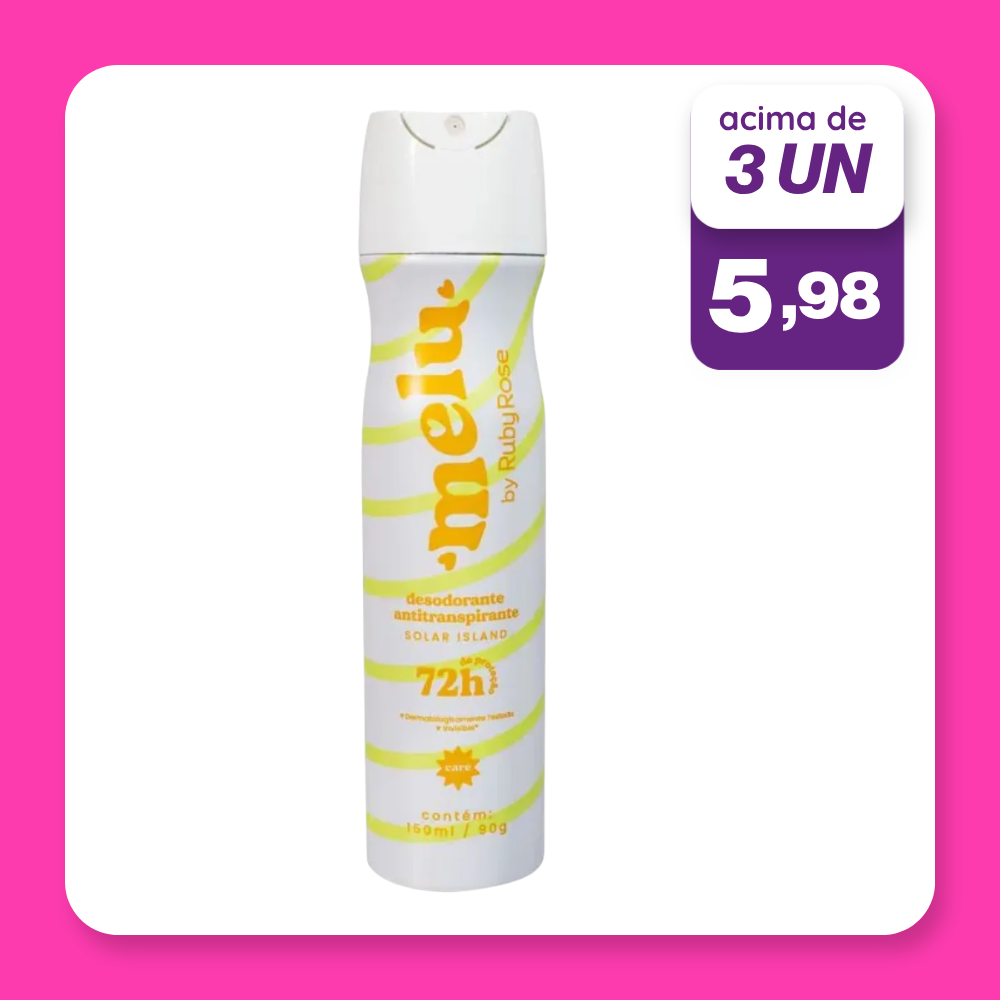 Desodorante Aerosol Melu Solar Island 150ML
