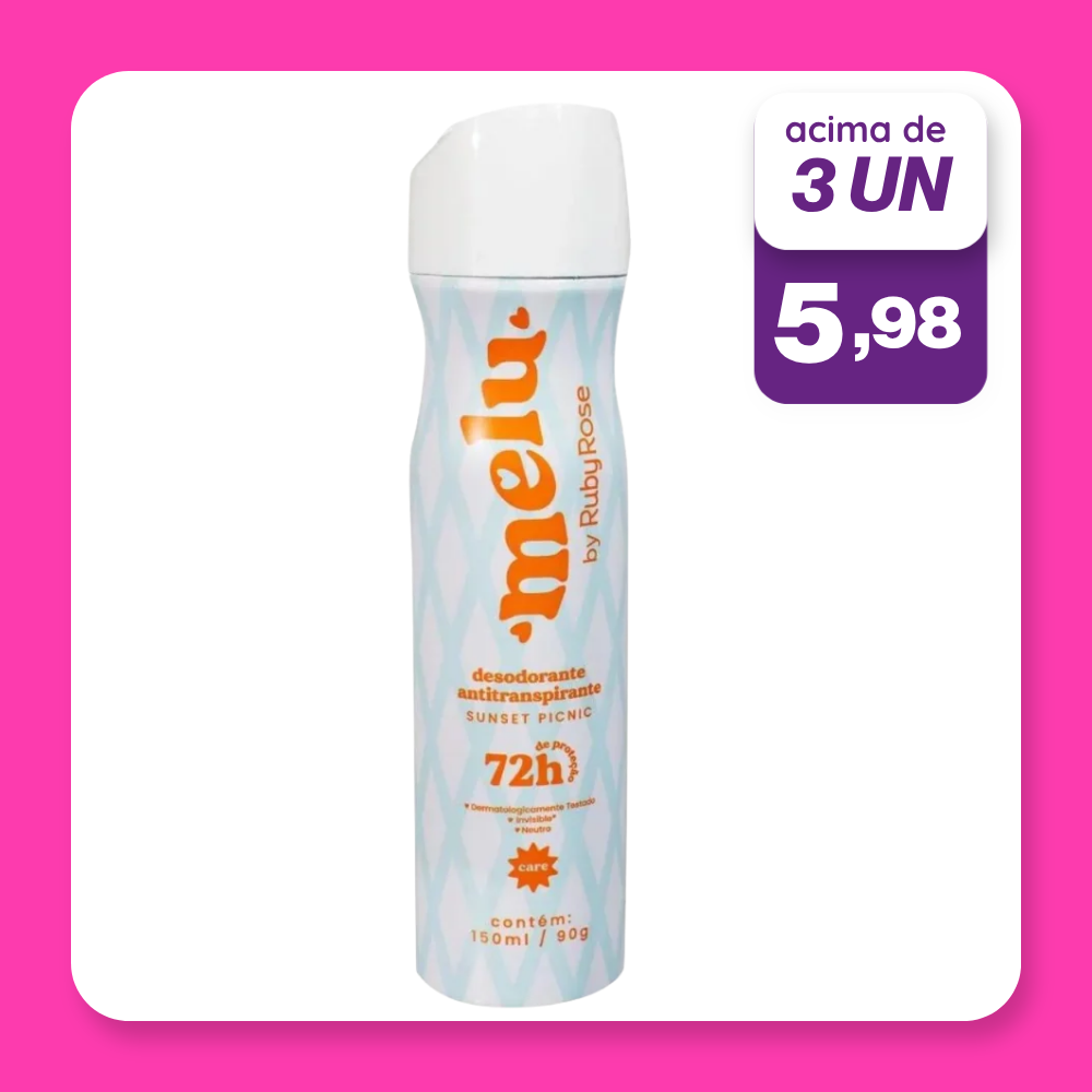 Desodorante Aerosol Melu Sunset Picnic 150ml