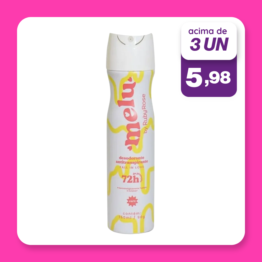 Desodorante Aerosol Melu Fall In Love 150ML