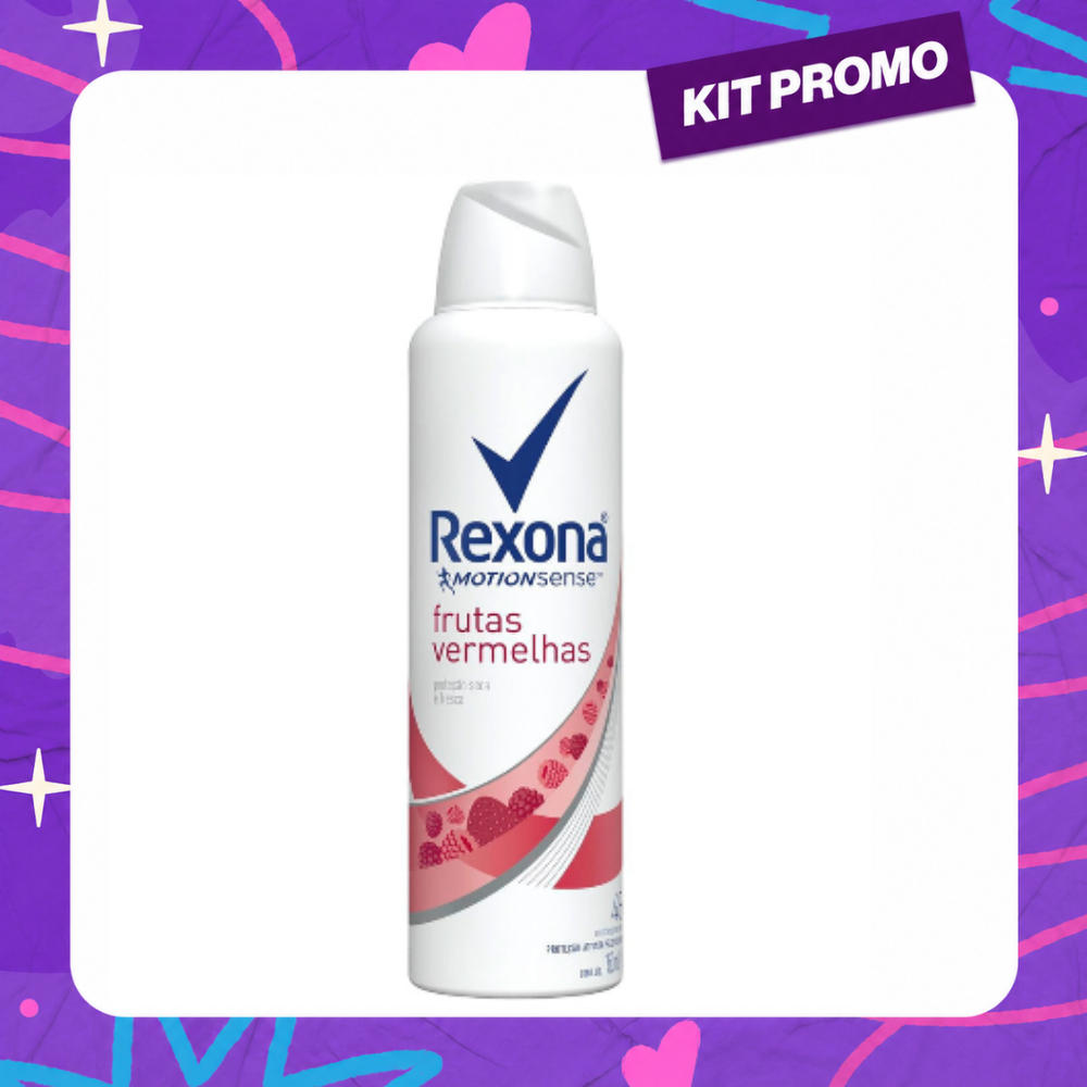 Desodorante Aerosol Rexona Frutas Vermelhas 150 ml