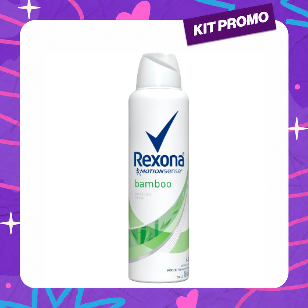 Desodorante Aerosol Rexona Bamboo & Aloe Vera 150 ml
