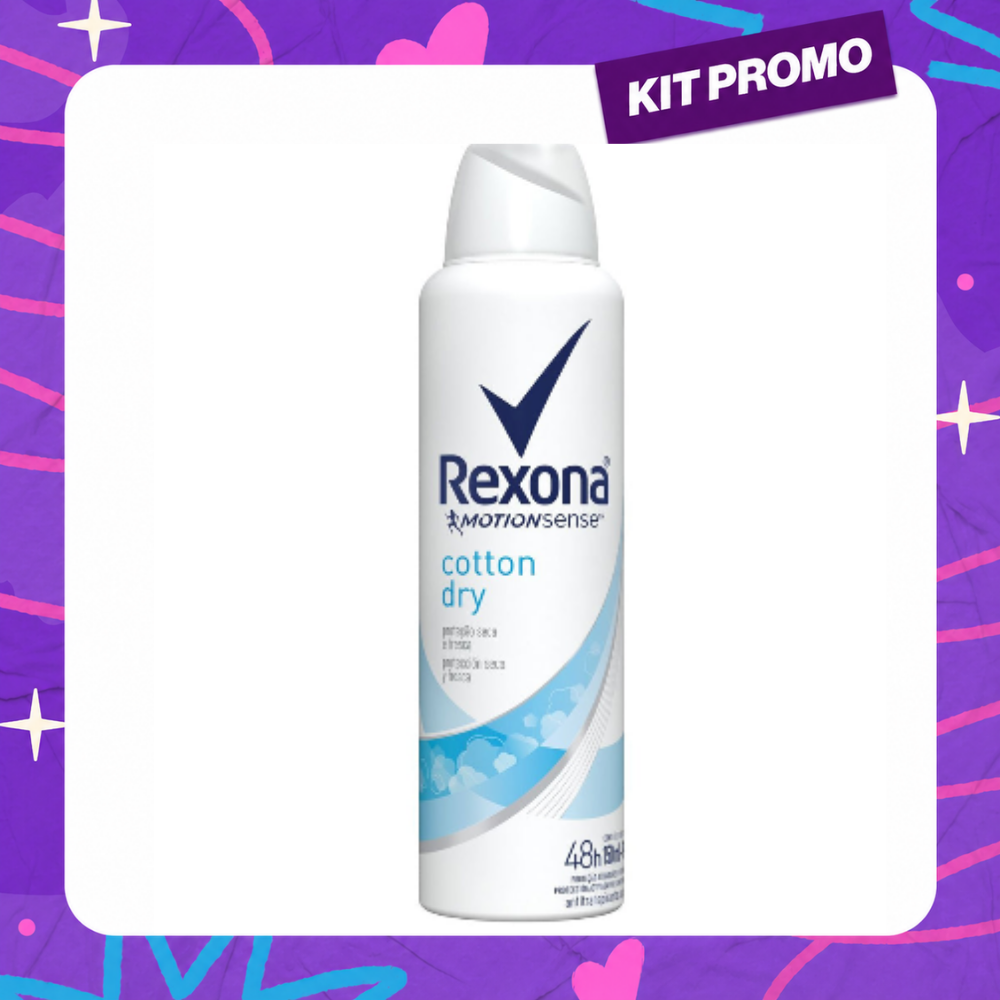 Desodorante Aerosol Rexona Cotton Dry 150 ml