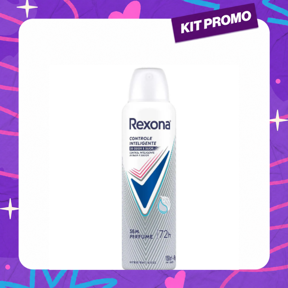 Desodorante Aerosol Rexona sem Perfume 150 ml