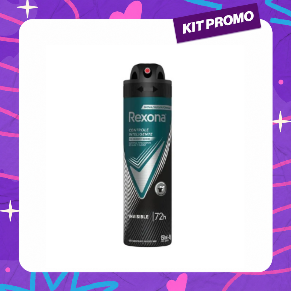 Desodorante Aerosol Rexona Men Invisible 150 ml