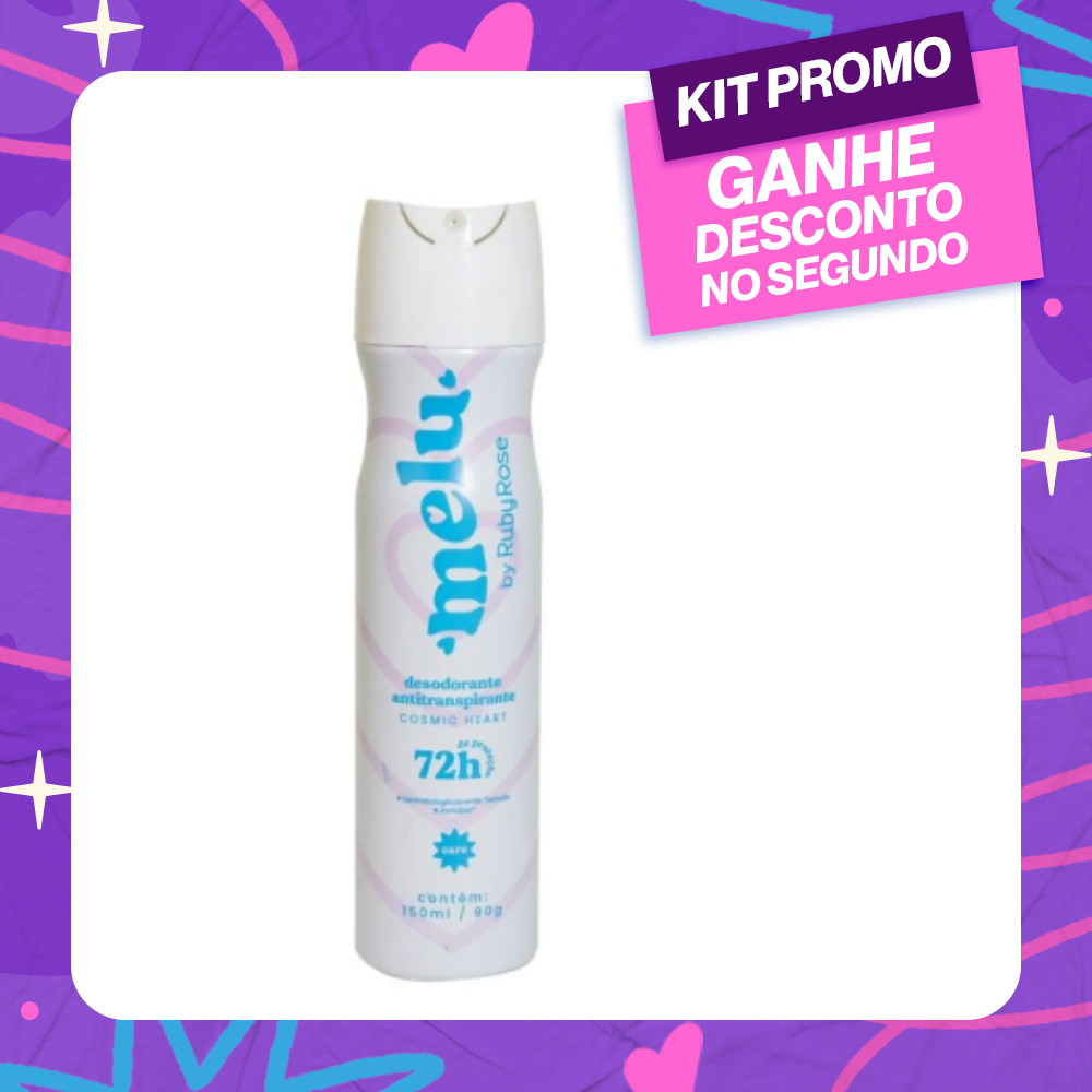 Desodorante Aerosol Melu Cosmic Heart 150ML