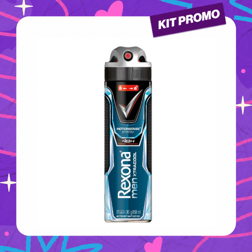 Desodorante Aerosol Rexona Men Xtracool 150 ml