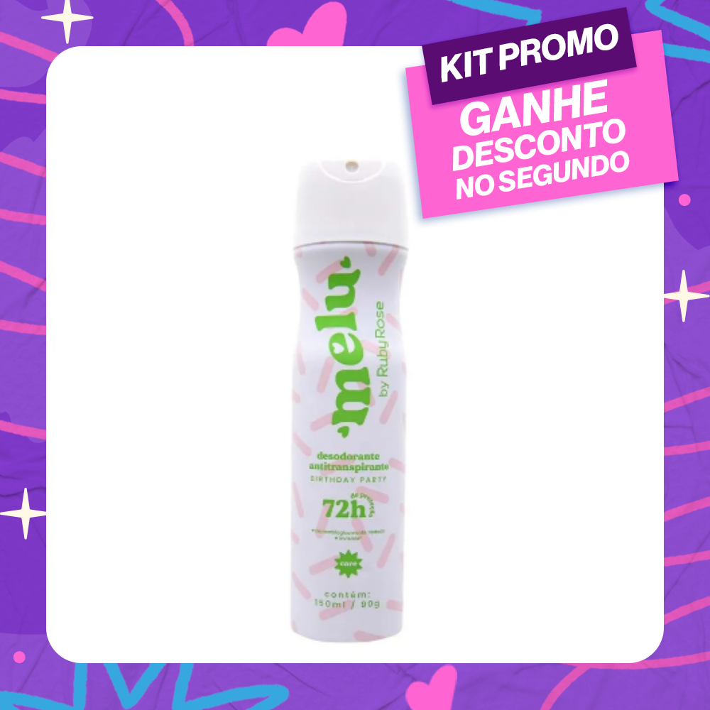 Desodorante Aerosol Melu Birthday Party 150ML