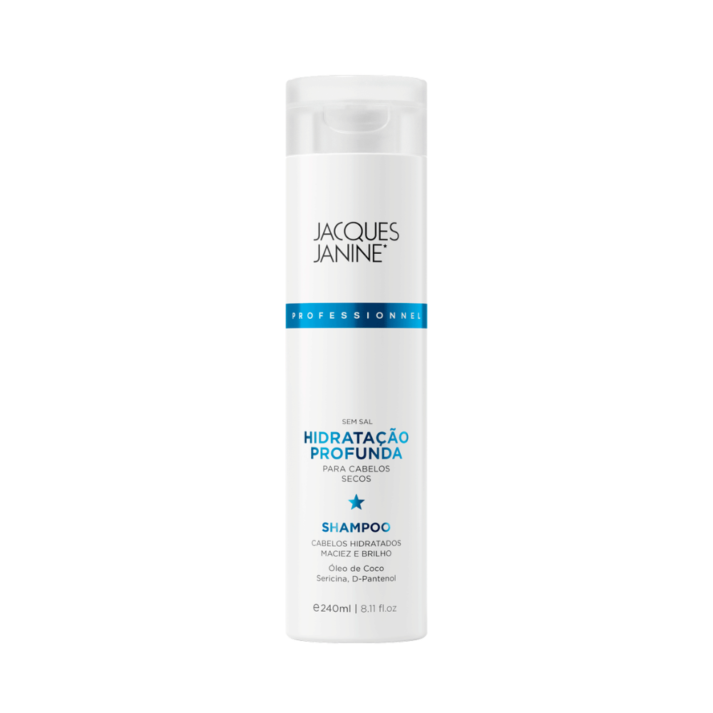 Shampoo Jacques Janine Professionnel Hidratação Profunda 240ml