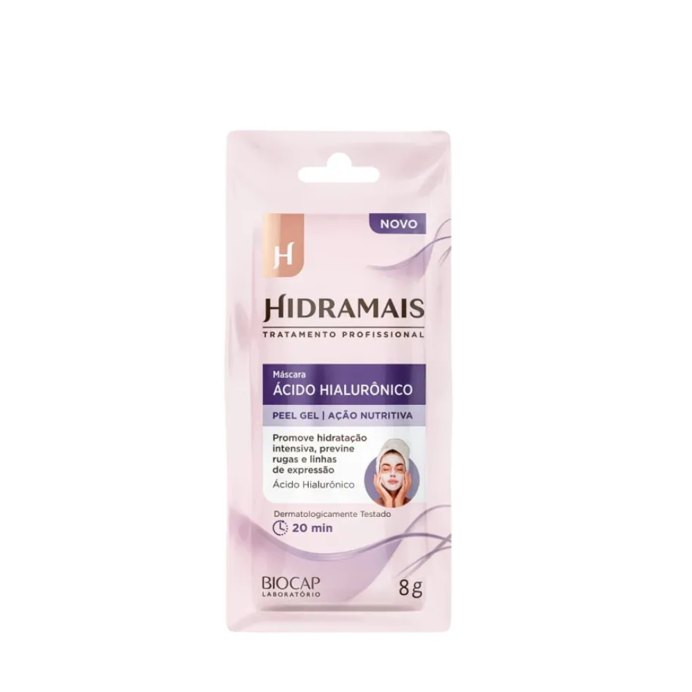 Máscara Facial Hidramais Peel Gel Ácido Hialurônico 8 g