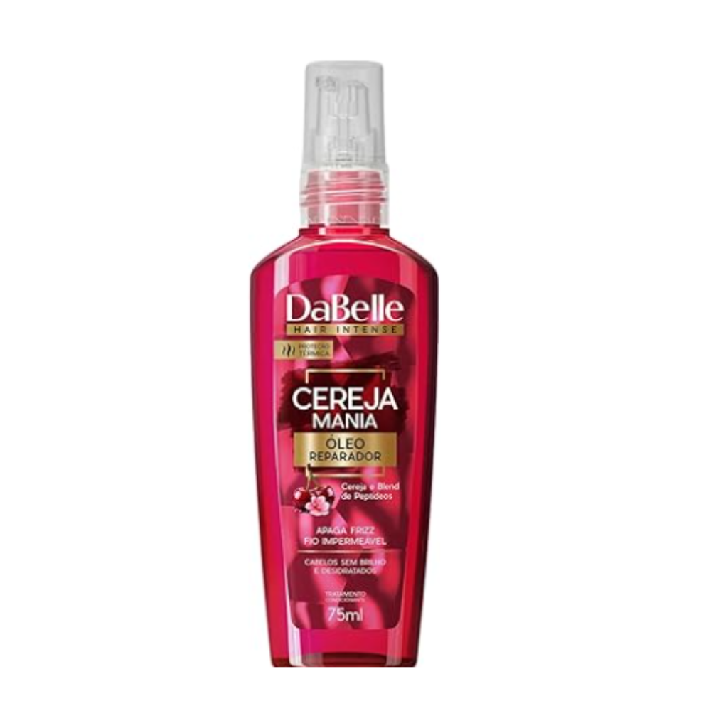 Óleo Capilar Reparador DaBelle Cereja Mania 75 ml