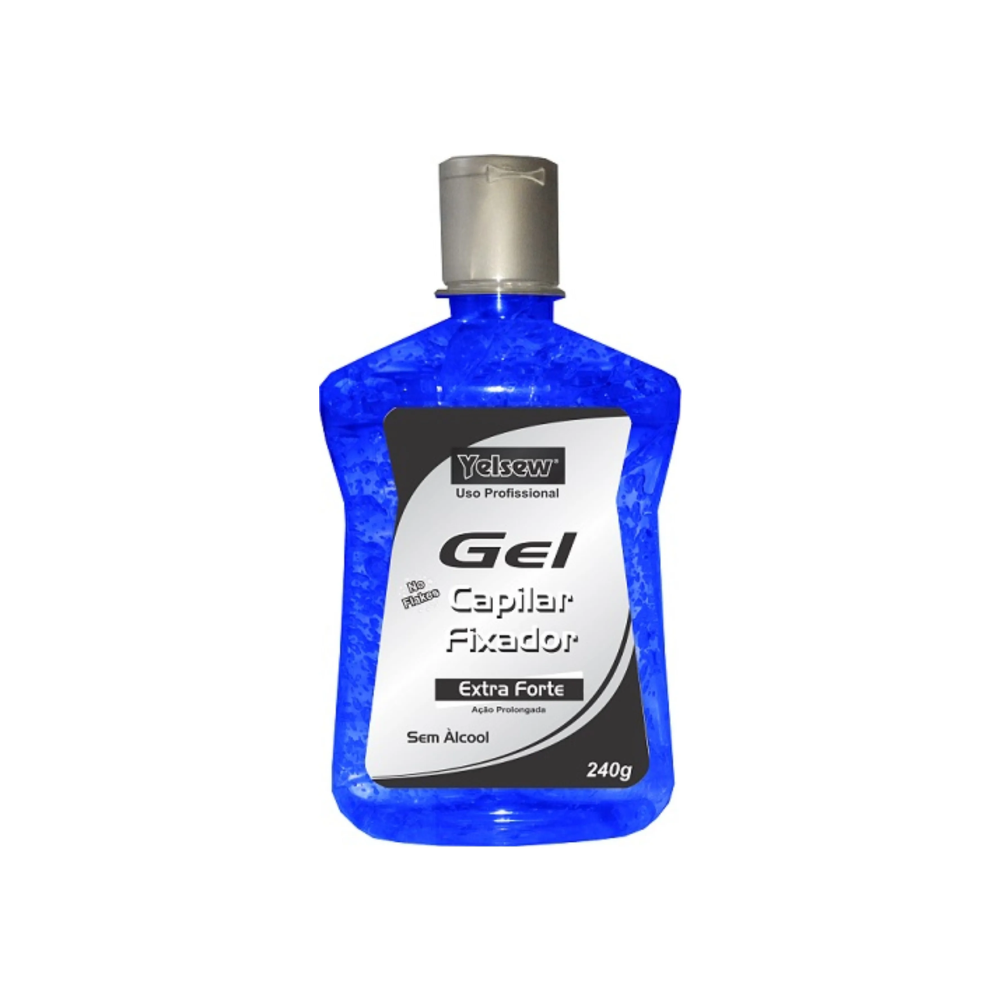 Gel Fixador Yelsew Extra Forte Azul 240g