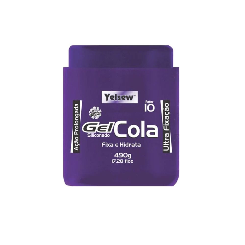 Gel Cola Yelsew Uva Ultra Fixação Siliconado 490g