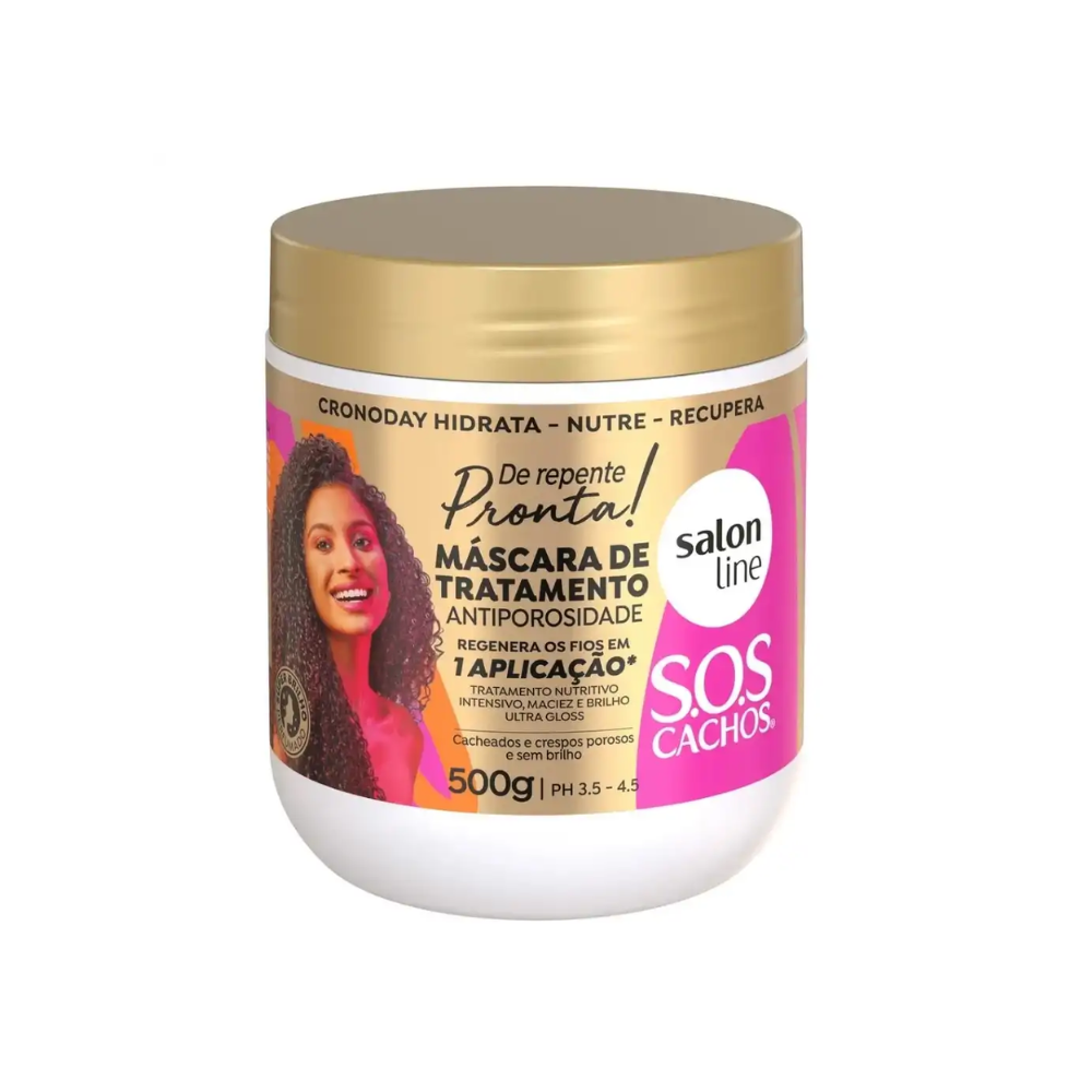 Máscara Condicionante Salon Line De Repente Pronta Antiporosidade 500 g