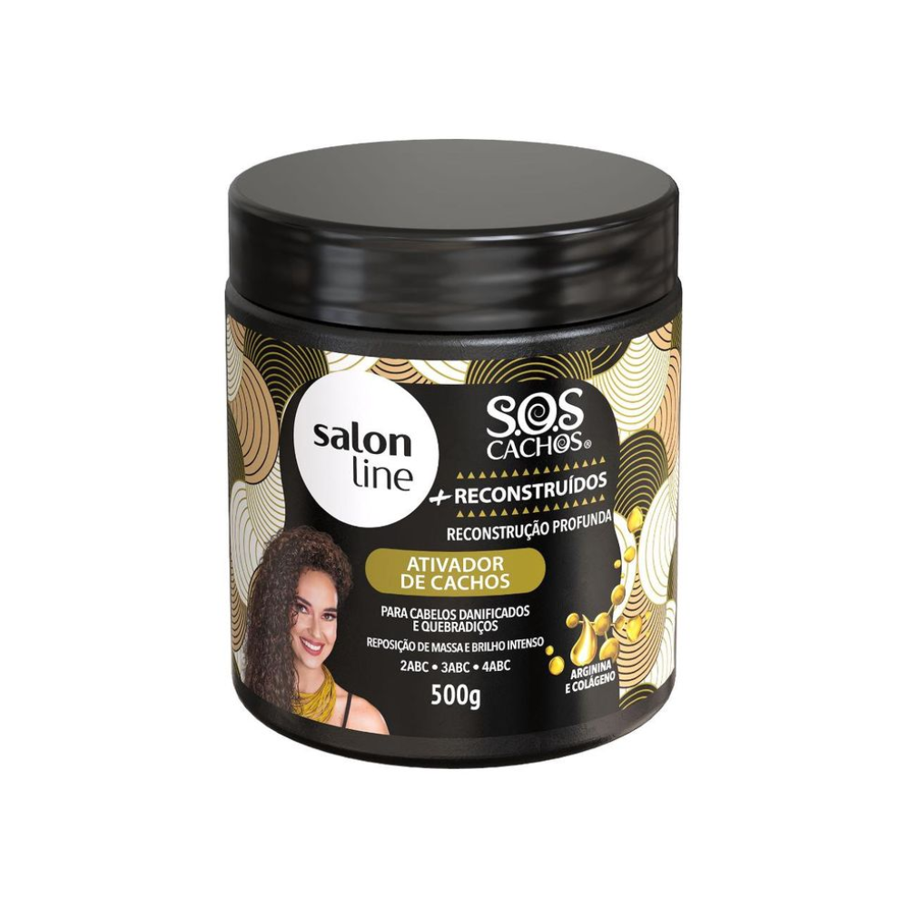 Ativador de Cachos Salon Line S.O.S Cachos Arginina 500 g