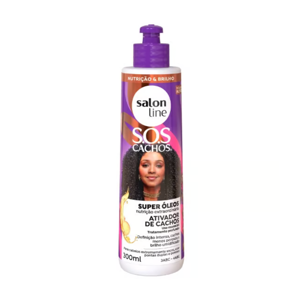 Ativador de Cachos Salon Line 300ml SOS Cachos Super Óleos