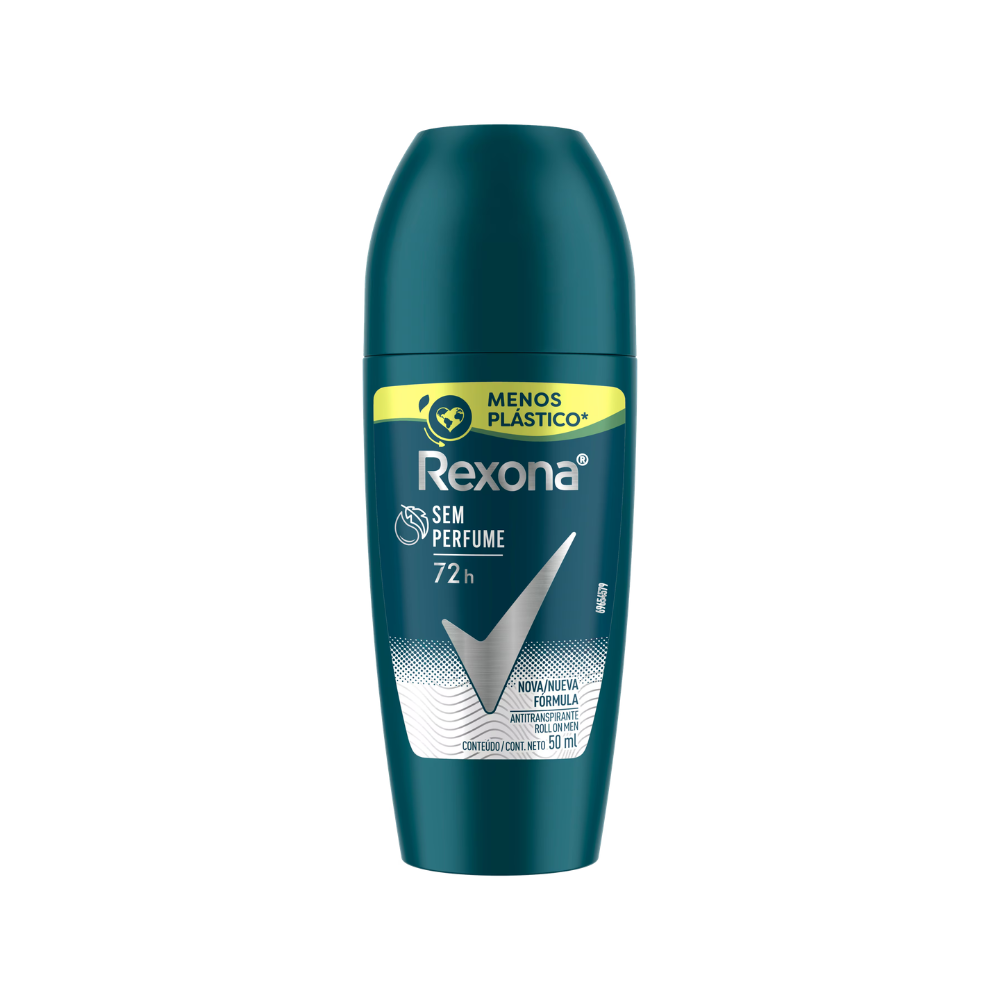 Desodorante Roll-On Rexona Men Sem Perfume 50 ml