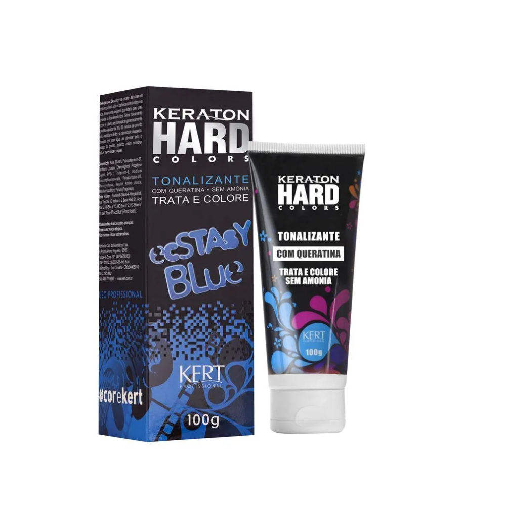 Tonalizante Keraton Hard Colors Ecstasy Blue 100g