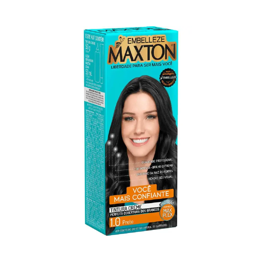 Coloração Embelleze Maxton Preto 1.0