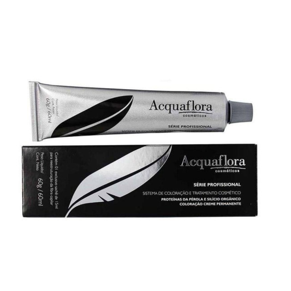 Coloração Permanente Acquaflora Louro Claro Acinzentado 8.1
