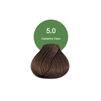 Coloração Acquaflora Creme Permanente Vegana 5.0 Castanho Claro 60g