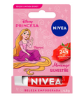 Protetor Labial Nivea Princesa Rapunzel Morango 4,8 g