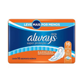 Absorvente Always Básico Cobertura Seca com Abas 16 Unidades