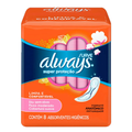 Absorvente Always Super Proteção Cobertura Suave Sem Abas 8 Unidades
