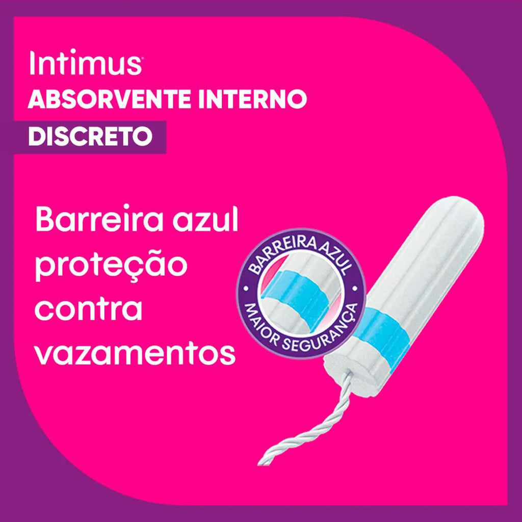 Absorvente Interno Intimus Gel Super 8 Unidades