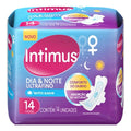 Absorvente Intimus Gel Dia e Noite Ultrafino Extra Suave com Abas 14 Unidades