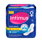 Absorvente Intimus Gel Noturno Suave com Abas 8 Unidades