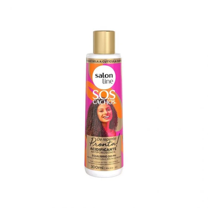 Acidificante Condicionante Antiporosidade Salon Line S.O.S Cachos De Repente Pronta 300 ml