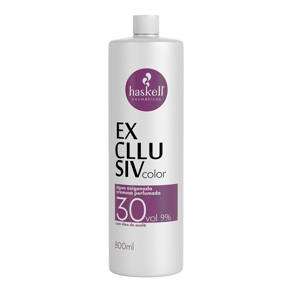 Água Oxigenada Cremosa Haskell 30 Volumes 800 ml