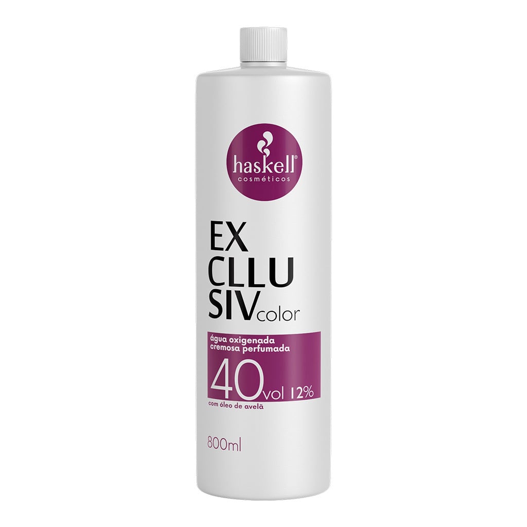 Água Oxigenada Cremosa Haskell 40 Volumes 800 ml