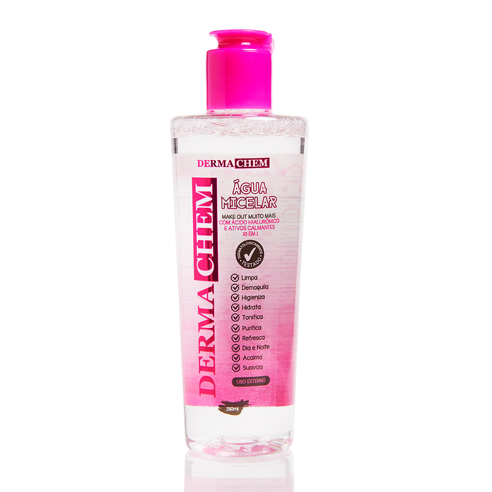 Água Micelar Dermachem Ácido Hialurônico 250 ml
