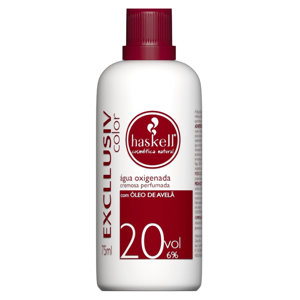 Água Oxigenada Cremosa Haskell Excllusiv 20 Volumes 75 ml