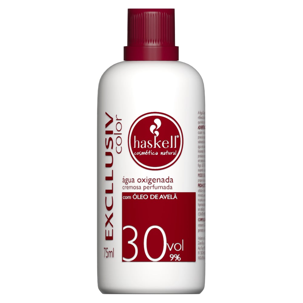 Água Oxigenada Cremosa Haskell Excllusiv 30 Volumes 75 ml