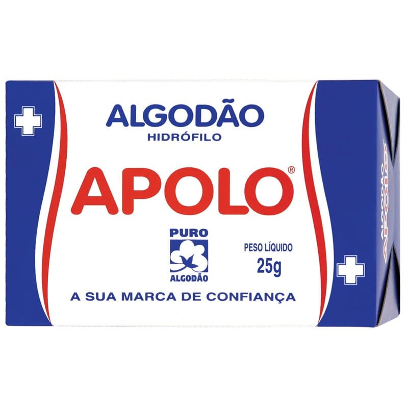 Algodão Apolo Caixa 25 g