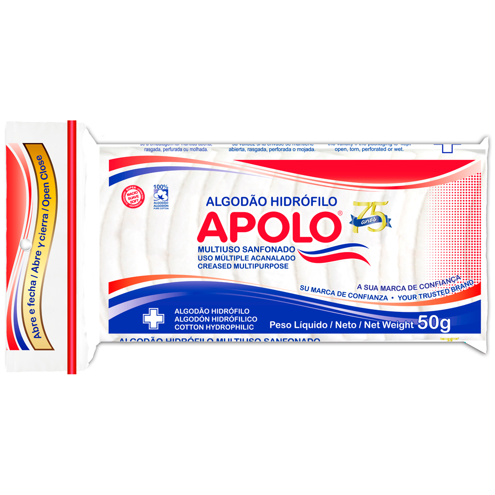 Algodão Apolo Multiuso 50g