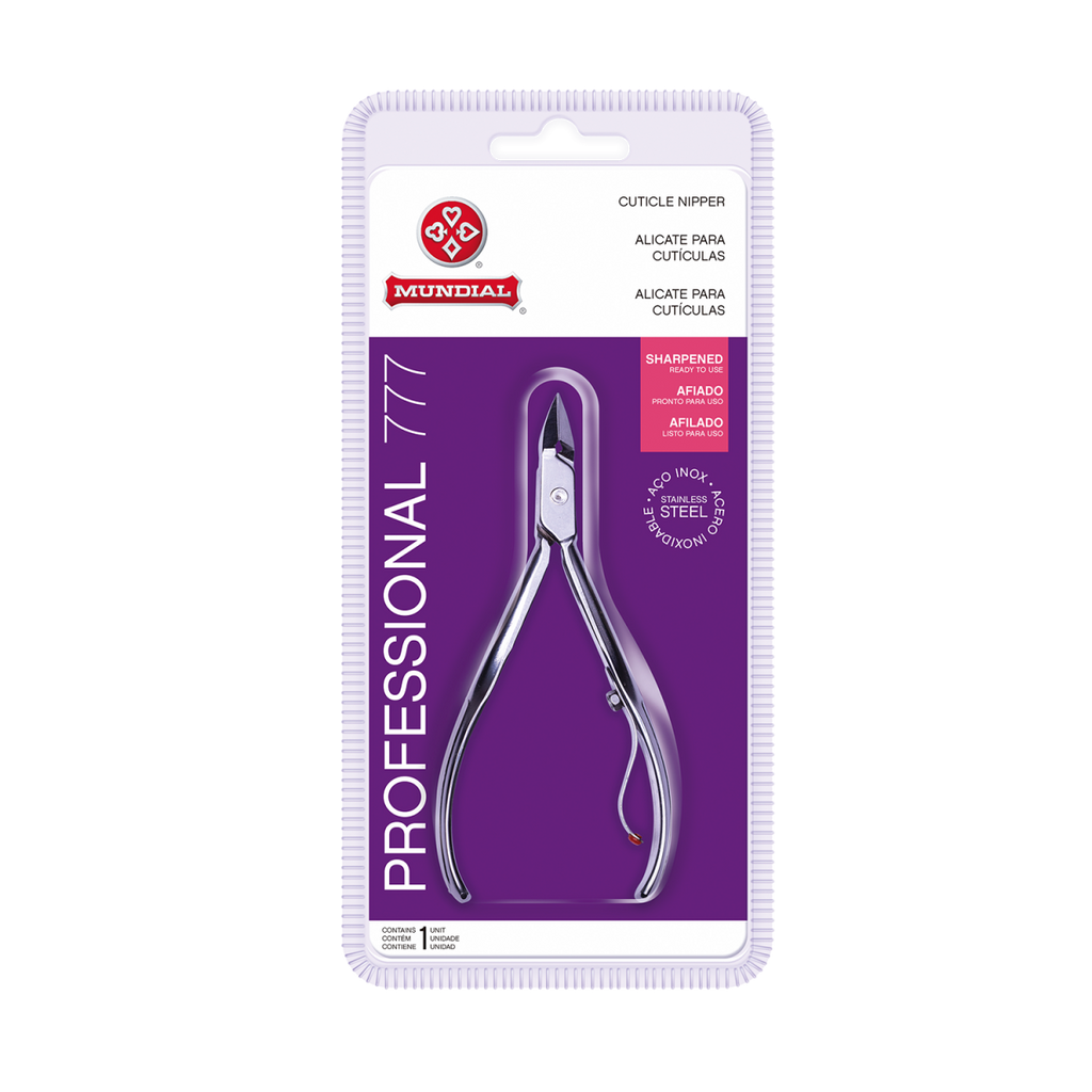 Alicate de Cutícula Mundial Profissional Inox Ref. 777