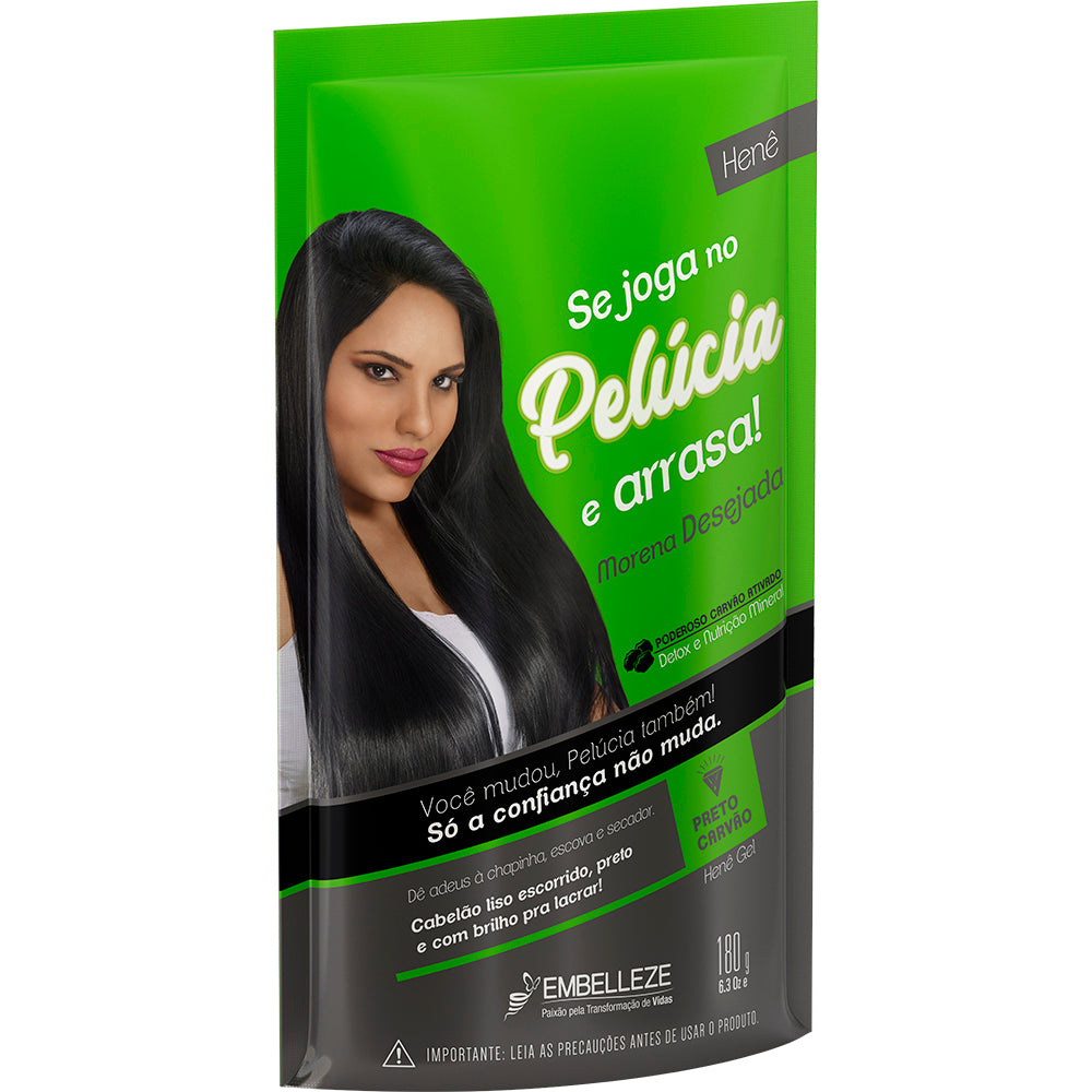 Alisante Embelleze Henê Pelúcia Morena Desejada Pouch 180g