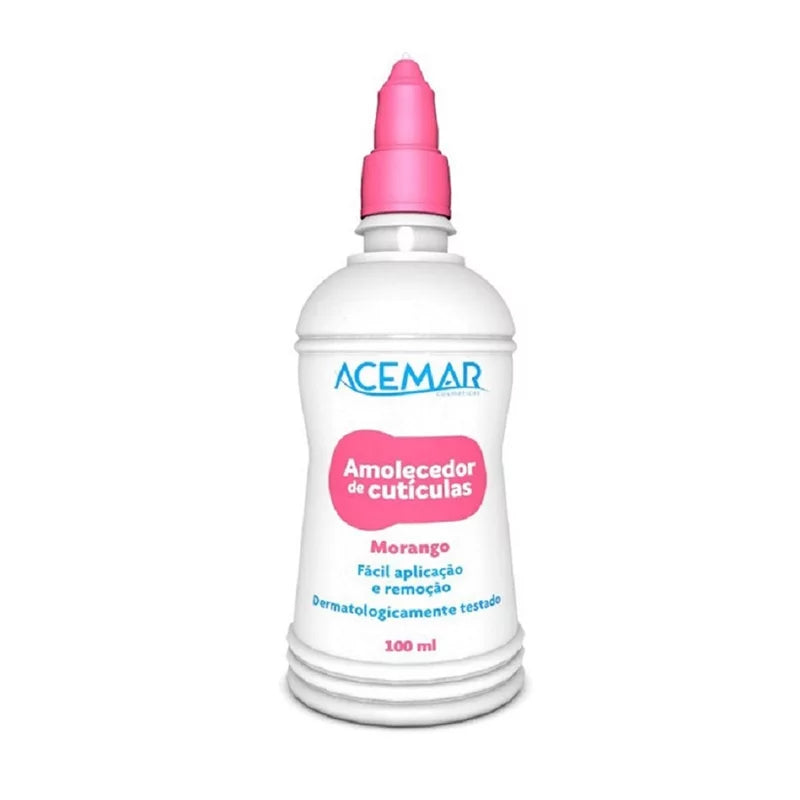 Amolecedor de Cutícula Acemar Morango 100 ml