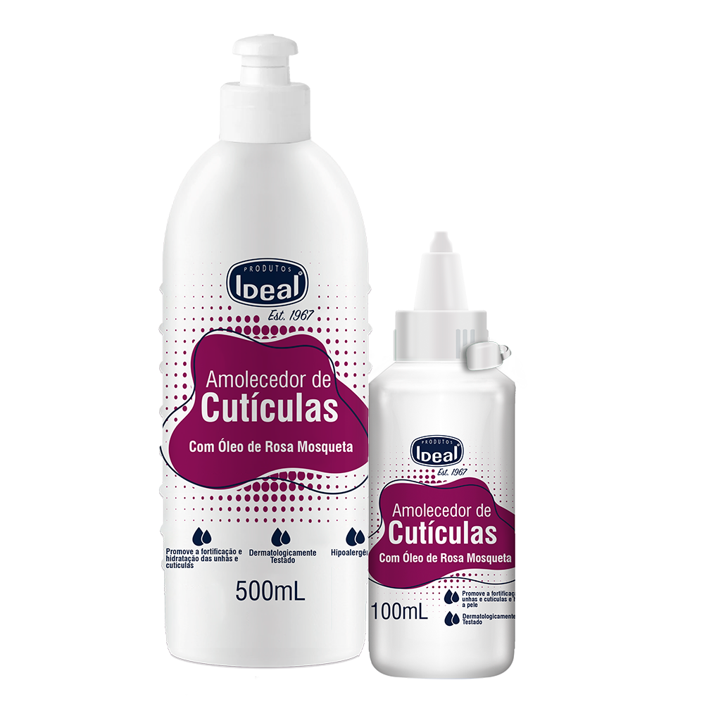 Amolecedor de Cutícula Ideal Rosa Mosqueta 500 ml
