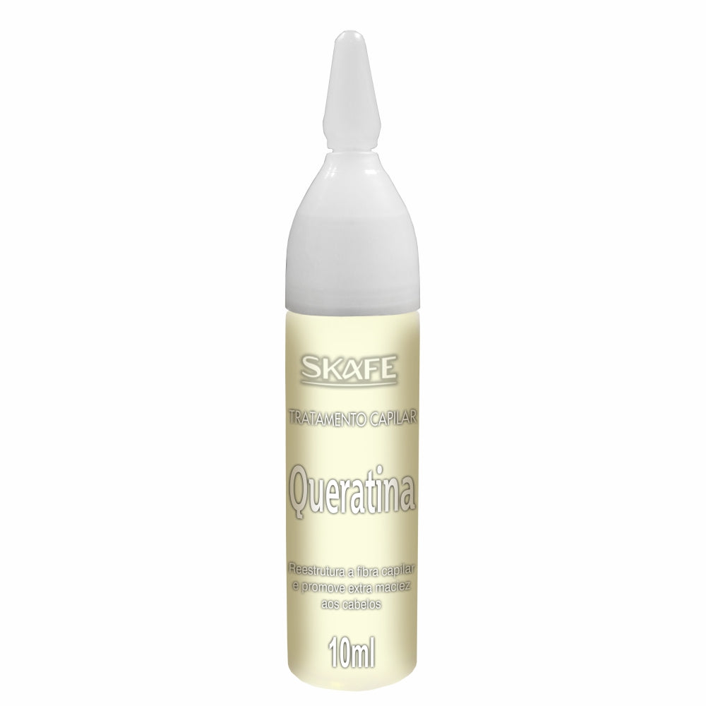 Ampola de Tratamento Capilar Skafe Queratina 10ml