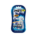 Aparelho de Barbear BIC Flex 3 Azul Extra Suave Cartela com 2 Unidades