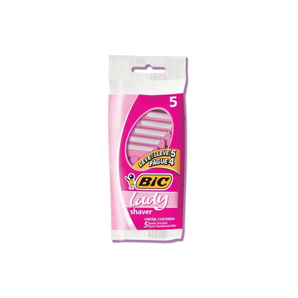 Aparelho de Barbear BIC Lady Shaver Leve 5 Pague 4