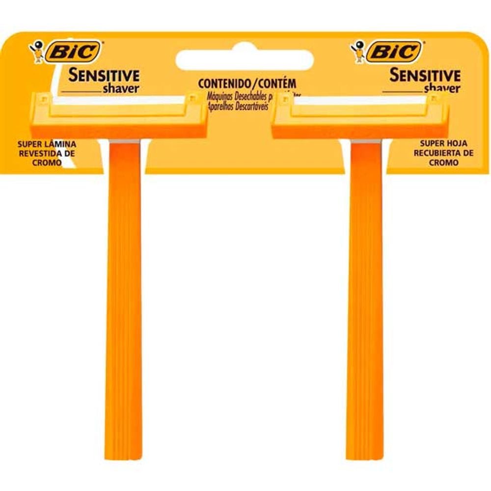 Aparelho de Barbear BIC Sensitive Shaver 2 Unidades