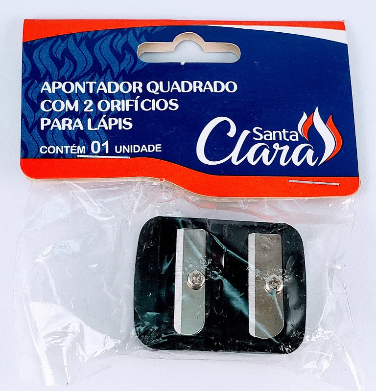 Apontador de Lápis Santa Clara Quadrado CS 409 Unidade