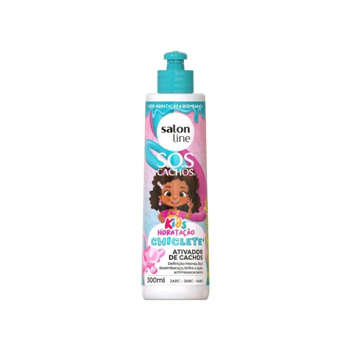 Ativador Condicionador Salon Line S.O.S Cachos Kids Chiclete 300 ml