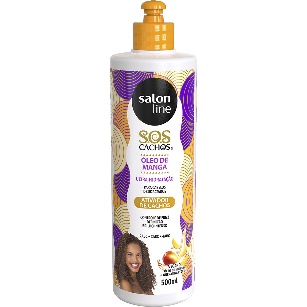 Ativador de Cachos Salon Line S.O.S Cachos Óleo de Manga 500 ml