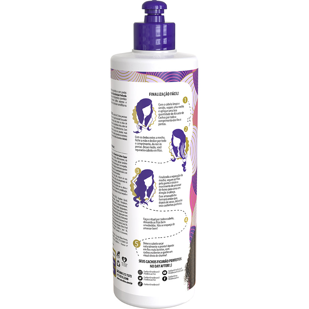 Ativador de Cachos Salon Line S.O.S Cachos Super Óleos 500 ml